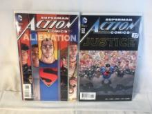 Lot of 2 Collector Modern DC Comics Superman Action Comics Justice Comic Books No.42.43.