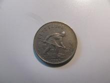 Foreign Coins: 1953 Luxemburg 1 Franc