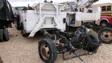 FORD F-450/550 SALVAGE UTILITY TRUCK,  WRECKED, NO ENGINE & TRANSMISSION, M