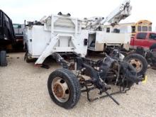 FORD F-450/550 SALVAGE UTILITY TRUCK,  WRECKED, NO ENGINE & TRANSMISSION, N