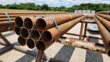 PIPE,  NEW, (10) 5", 9 GAUGE, 125' TOTAL FEET, AS IS WHERE IS C# E193