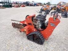2016 DITCH WITCH C16X MINI TRACK WALK BEHIND TRENCHER, 1093 HRS,  16 HP GAS