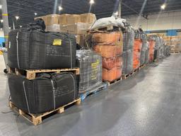 BULK LOT OF CARBON MATERIAL. 16 PALLETS OF MATERIAL. SOME PALLETS HAVE TWO BAGS. SINGLE BAG WEIGH...