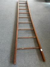 Vintage Wooden Straight Ladder Section