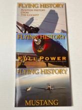 Group of 3 Dan Patterson Flying History Postcard Books (Author Signature Included)