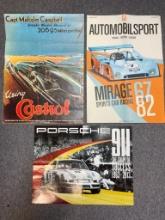 Group of 3 Racing Posters