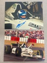 Pair of Autographed Mika Salo Photos