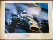 Lotus Jimmy Clark Signed/Numbered by Keith Clark Print