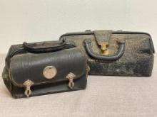 Group of 2 Vintage Doctor / Dentist Bags