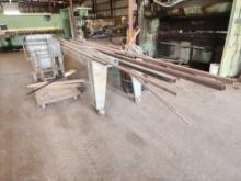 Square Steel Tubes, Cans of Scrap Metal, Utility Cart