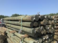 BUNDLE OF 36 - 4" X 7' WOOD POST