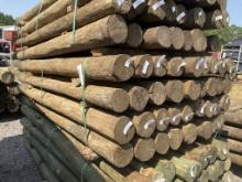 BUNDLE OF 36 - 4" X 7' WOOD POST