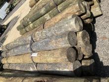 BUNDLE OF 24 - 7" X 9' WOOD POST