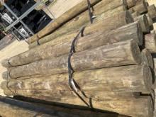 BUNDLE OF 24 - 7" X 9' WOOD POST