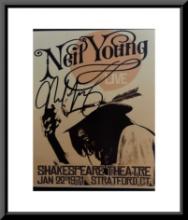 Neil Young signed photo