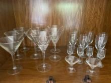 Glass Stemware Martini Glasses