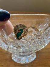 Tagged Waterford Crystal wedding heirloom bowl