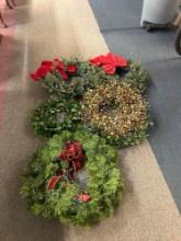 5 Christmas wreaths