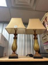 two matching lamps