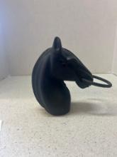 cast iron horse head hitching post top