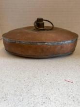 Antique copper and brass bed warmer. 13? long