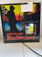 Budweiser beer light. After the hunt. Works fine. 18? square