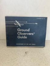 1950 Air Force ground observers guide many aircraft photos