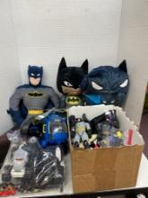 Batman toys, plush and vehicles, dolls, etc.