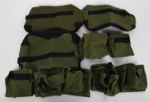Shooting Rifle Rest bags, 3 lg 7 small