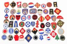WWII US ARMY SHOULDER PATCHES