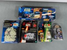 Group of Star Wars Toys in Original Packaging