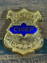 Rare Cleveland Chief of Police Obsolete Badge