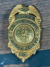 Sergeant Fairfax County Virginia Obsolete Police Badge