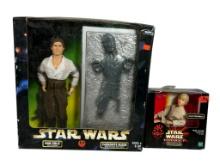 Star Wars Han Solo and Luke Skywalker Figures Toys