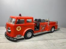 Vintage 1960s Buddy-L Texaco Fire Chief Pressed Steel Fire Truck