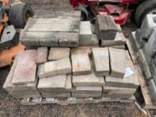 Pallet of Cap Stone and Block