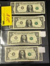 2017 $1 Federal Reserve Star Notes (6)