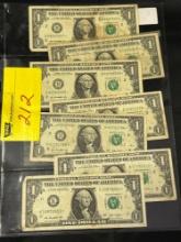 $1 Star Federal Reserve Notes (7)