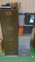 Metal File Cabinets and Plastic File Boxes