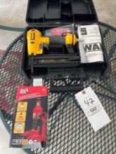 Dewalt Brad Nailer, bottle jack