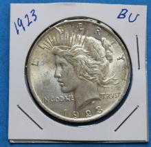 1923 Silver Peace Dollar Coin