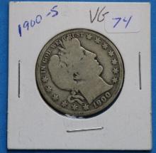 1900-S Barber Silver Half Dollar Coin