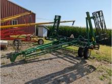 24' UM Dual Wheel Single Rolling Basket w/ Harrow