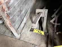 CONTENTS OF STALL: CUSTOM DRAW BAR HITCH & IMPLEMENT HAND LIFT LEVER