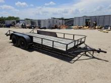 16' Tandem Axle Bumper Pull Trailer (BOS)