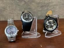Lot Of 3 Vintage Wrist Watches