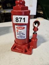 K&f 8 Ton Hydraulic Bottle Jack