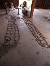 Pair of Ice Pick Tractor Tire Chains