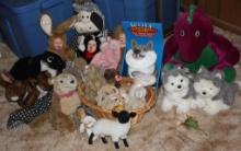 Wolf Cookie Jar, Porcelain Cuddle Kids Dolls, Pound Puppy, and More