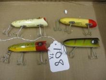 4 Heddon Lucky 13 Lures